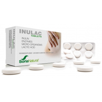 INULAC с 30 сосательными таблетками Пищеварение живот транзит кишечник  пробиотик