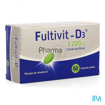 FULTIVIT D3 60 КАПСУЛЫ Витамин D3 20000 МЕ Кости, суставы и хрящи
