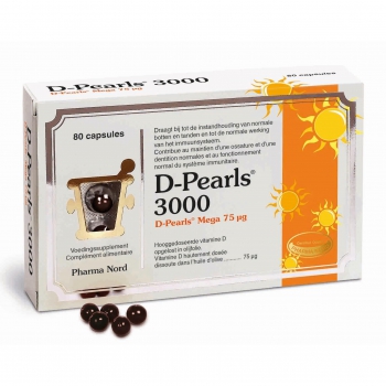D-PEARLS  витамин D3 3000 ME 80 КАПСУЛЫ Кости, суставы и хрящи Иммунитет Против старения